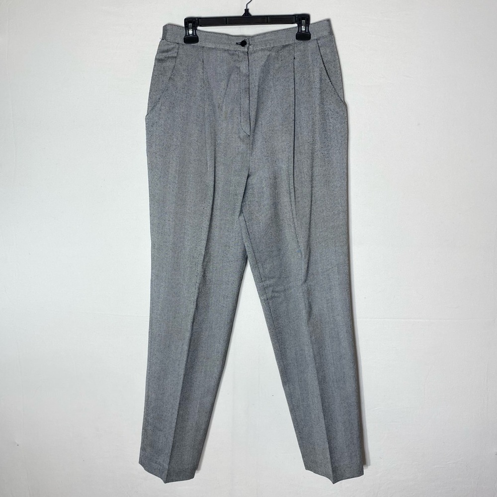 Vintage Pant-Man Grey Pleated Front Trouser Pants 12
